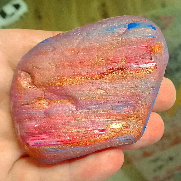 Handmade River Rock Stone Art 2 pack bundle of Art hand-painted handmade - Picture 3 of 3